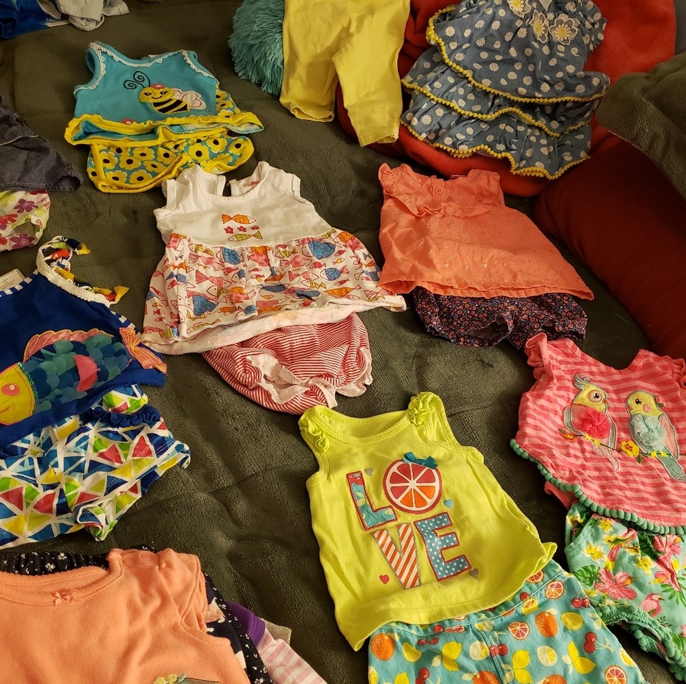 12 Month Girl Summer Lot